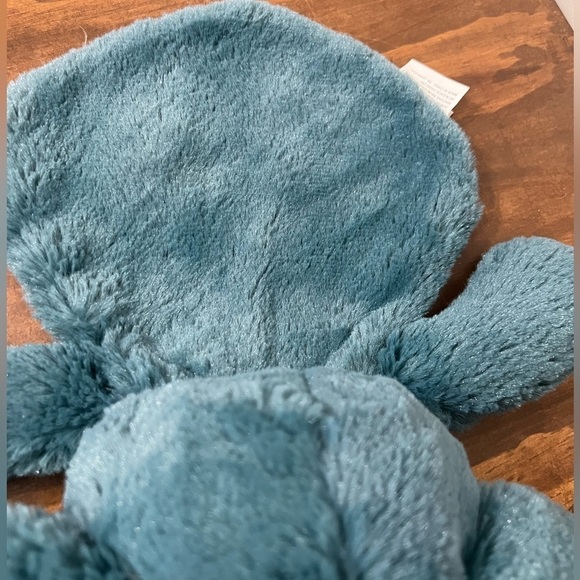 O.B. Designs Banjo Bunny dark teal/blue Plush Lovey Blankie toy Easter NWOT - Picture 7 of 10